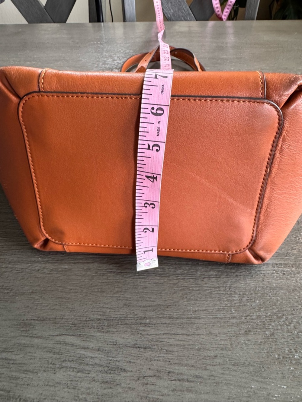 LDT Tatum Tote Bag Purse Brown Leather - Picture 15 of 16